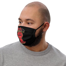 Load image into Gallery viewer, Black Face-Mask - Red &amp; Gold Revenge Tour Collection.
