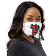 Load image into Gallery viewer, White Face-Mask - Red &amp; Gold Revenge Tour Collection.
