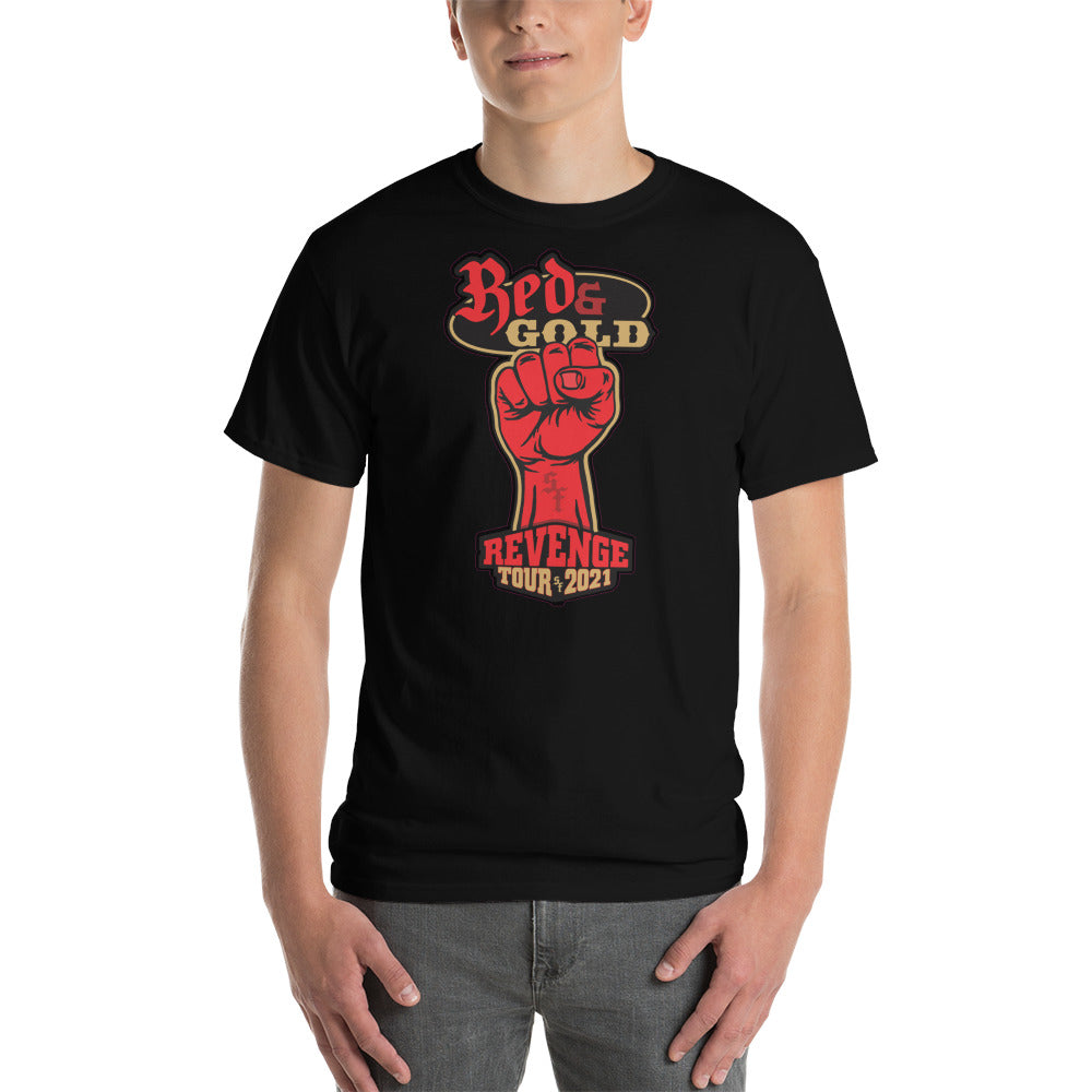 Black-T-Shirt-Red & Gold Revenge Tour Collection.