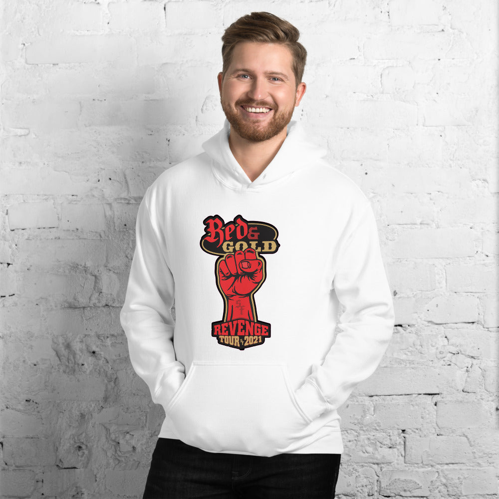 White-Sweater-Red & Gold-Revenge Tour Collection.